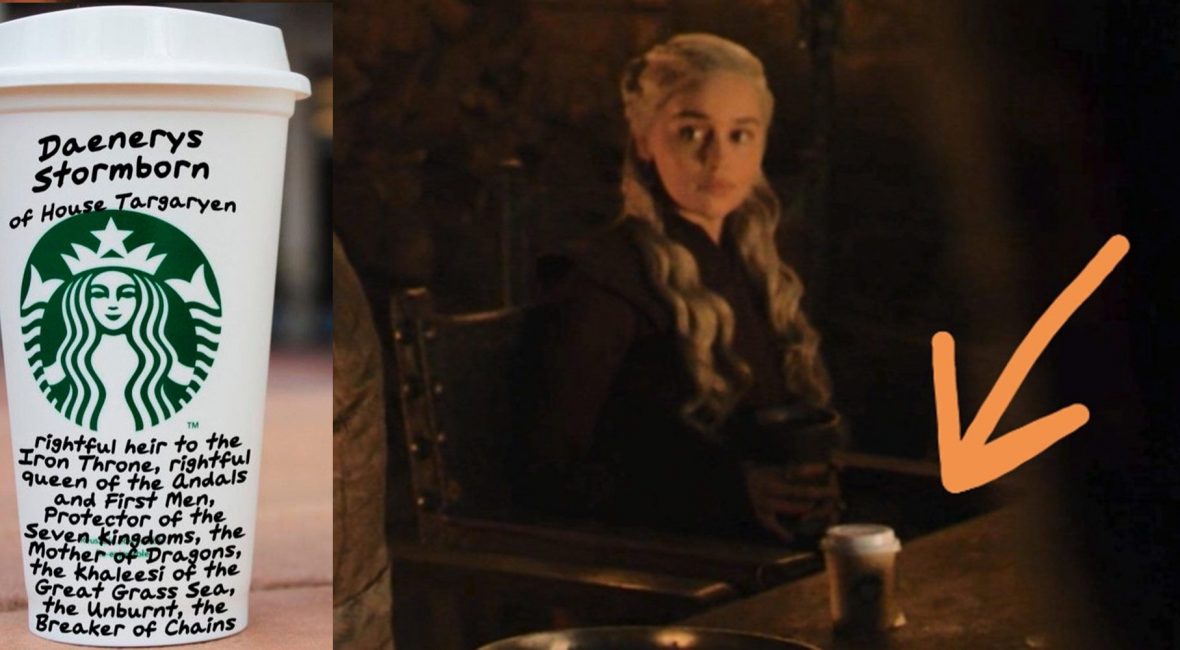 Product Placement Digital, Product Placement Digital: el vaso de Starbucks en GOT